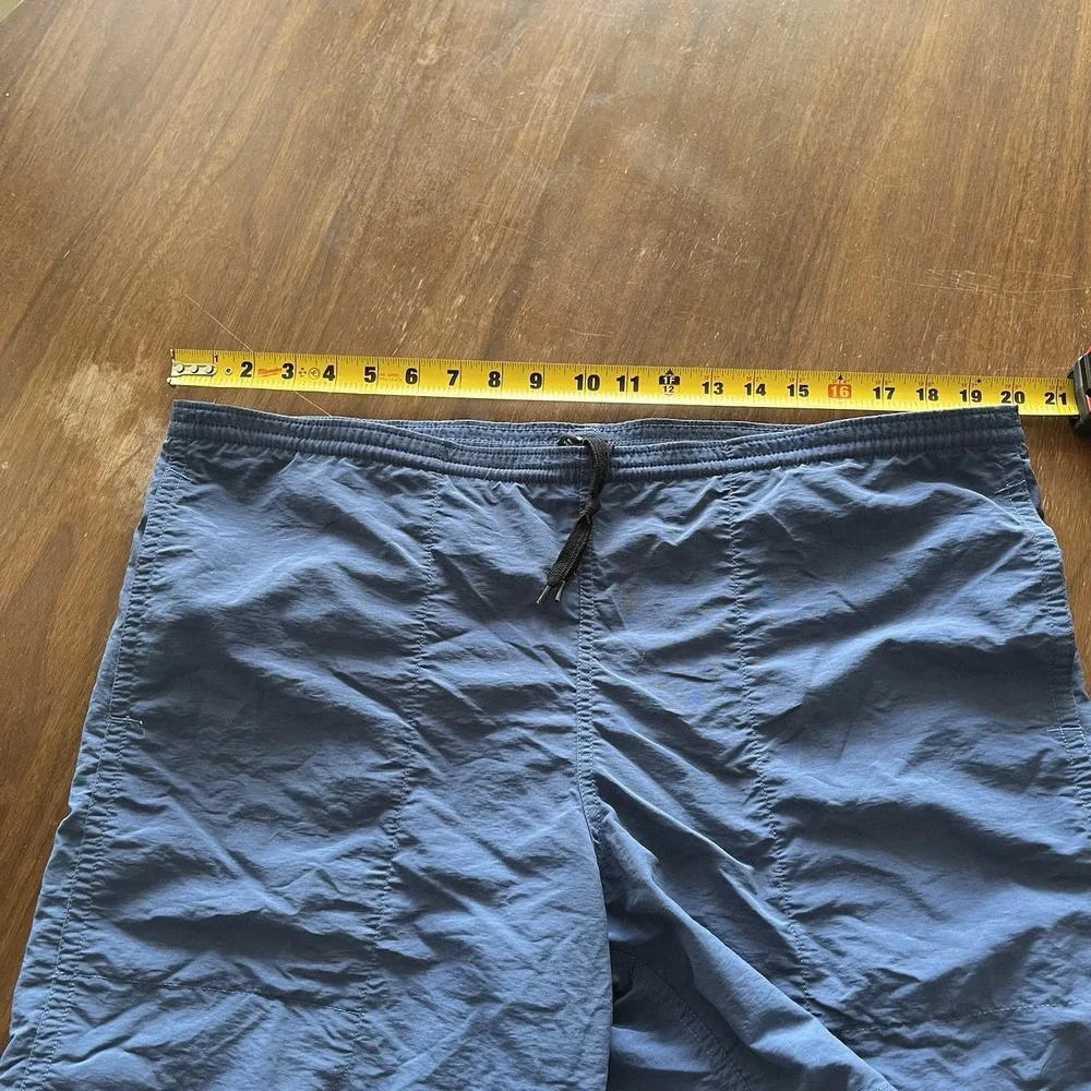 Patagonia Baggies Shorts Men 2XL Glass Blue 58033 Nylon Mesh Line Athletic